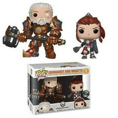 Reinhardt and Brigitte Funko Pop